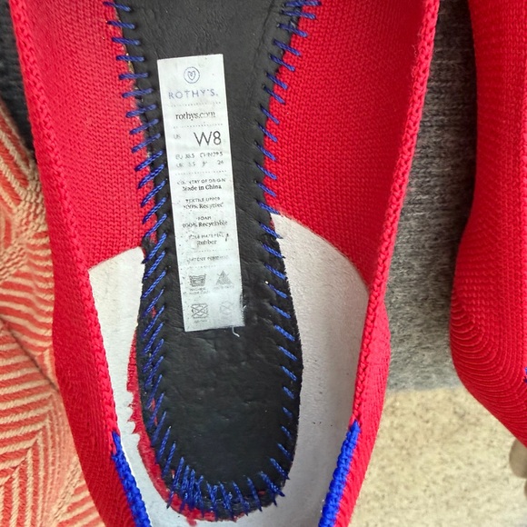 Rothy's Red Pointed Flats - Picture 7 of 15